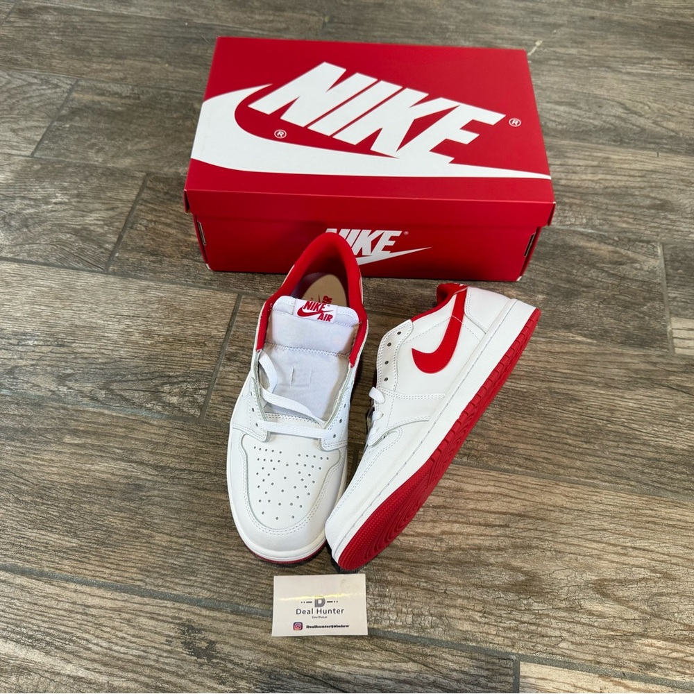 Brand New Air Jordan 1 Retro Low OG “University Red” CZ0790 161 Men’s Sneakers - Picture 7 of 10